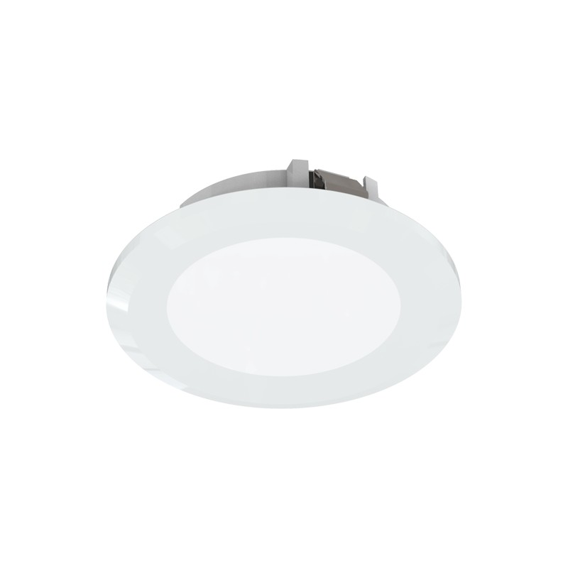 LED ΣΠΟΤ ΦΩΤΙΣΤΙΚΟ ΧΩΝΕΥΤΟ ΛΕΥΚΟ ΣΤΡΟΓΓΥΛΟ 2W 3000K 155LM 230V AC 100° Ra80