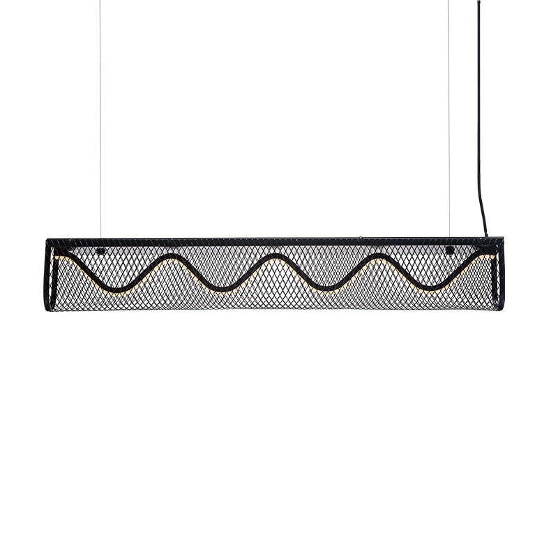 NETTO ΦΩΤΙΣΤΙΚΟ ΚΡΕΜΑΣΤΟ ΜΑΥΡΟ ΜΕΤΑΛΛΙΚΟ LED 11W 3000K 1180Lm IP20 800Χ1100mm