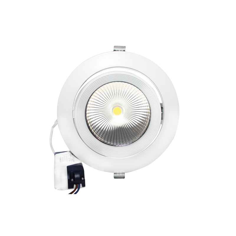 LED ΧΩΝΕΥΤΟ ΚΙΝΗΤΟ ΦΩΤΙΣΤΙΚΟ 230V AC 30W 4000K 60° 2480LM Ra80 ΛΕΥΚΟ