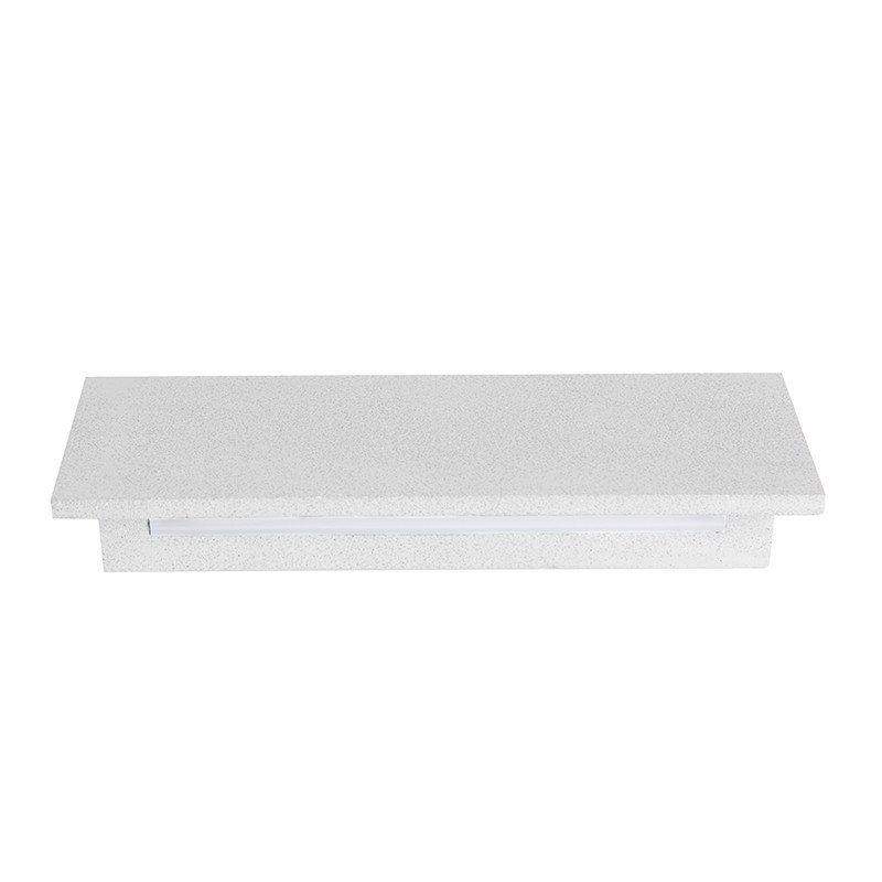 ΕΠΙΤΟΙΧΟ ΓΡΑΜΜΙΚΟ ΦΩΤΙΣΤΙΚΟ LED SMD 8W 540LM 230V AC 3000K RA80 IP65 30.000HRS ΛΕΥΚΟ ΤΣΙΜΕΝΤΟ