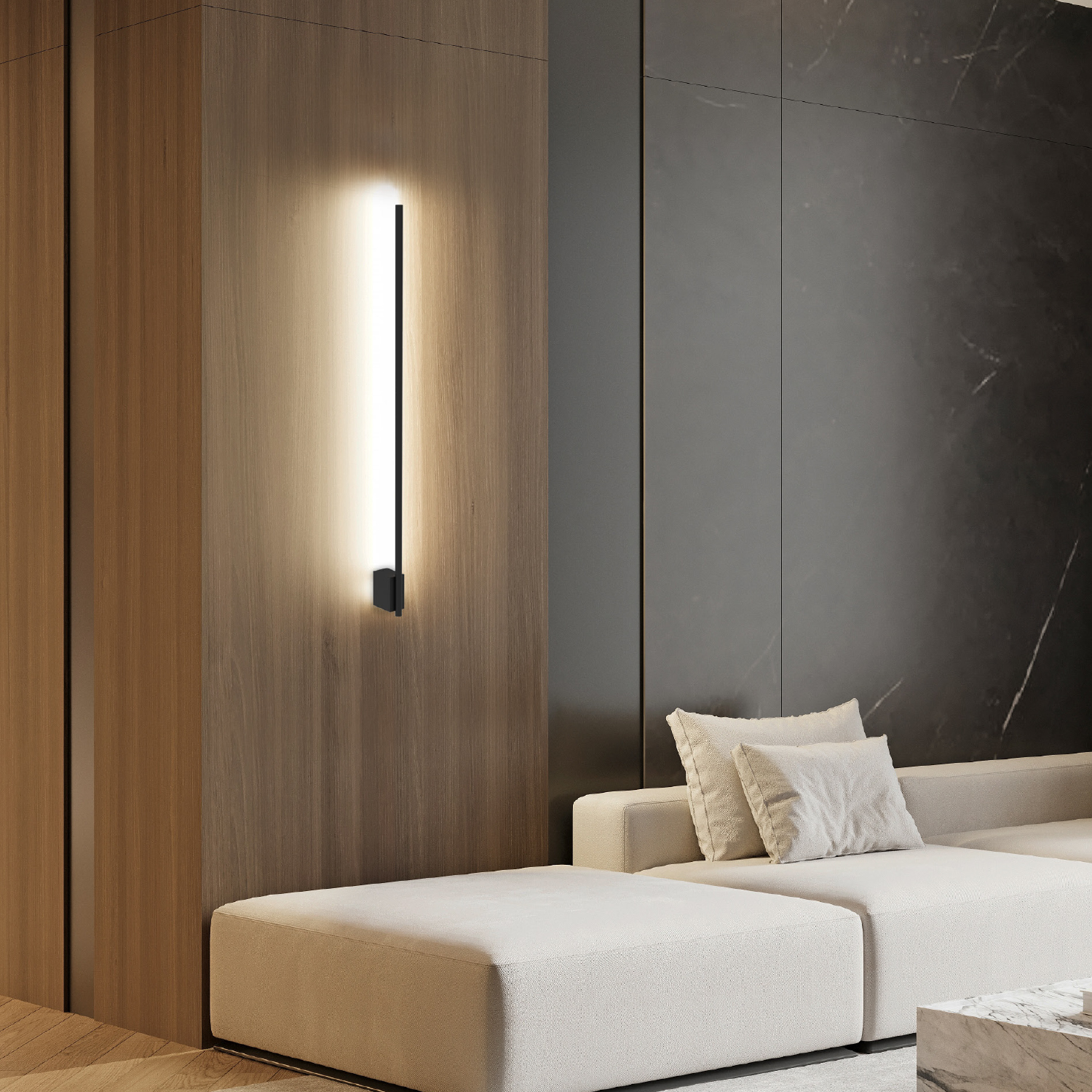 Επιτοίχιο Φωτιστικό LED ACA Frodo OKN9600AS6BK Αμμώδες Μαύρο 10W 3000K 410lm