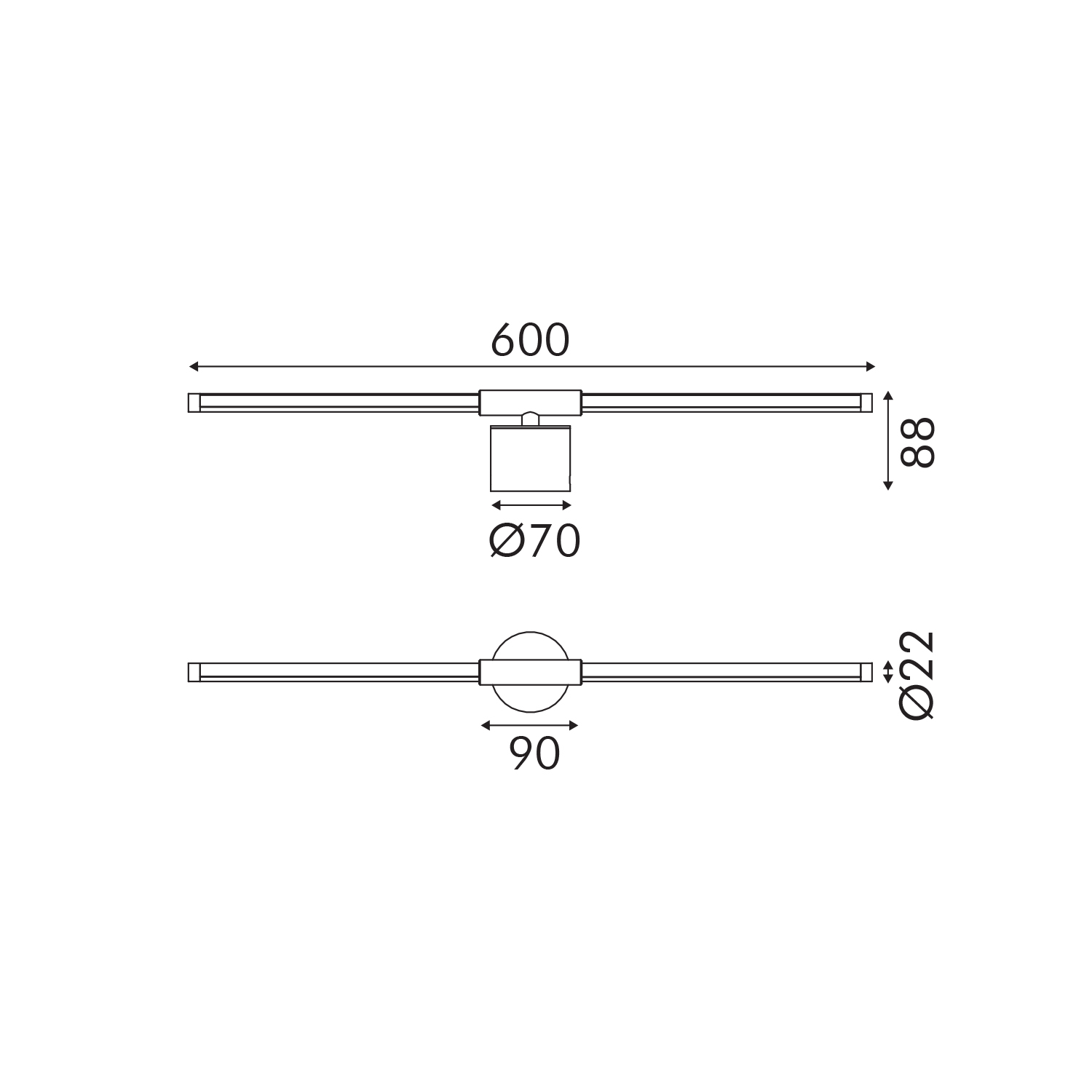 Επιτοίχιο Φωτιστικό LED ACA Leaf OKN9600AW6BK Αμμώδες Μαύρο 10W 3000K 410lm