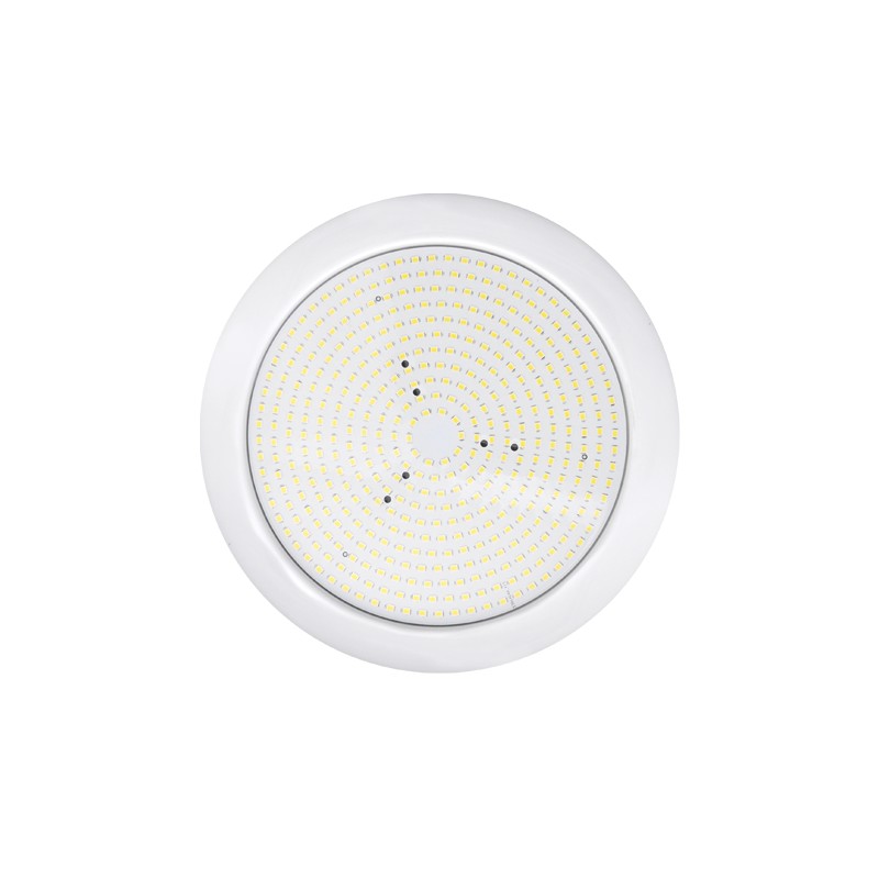 LED ΦΩΤΙΣΤΙΚΟ ΠΛΑΣΤΙΚΟ ΠΙΣΙΝΑΣ 12V DC 20W 6000K 2200LM 110° IP68 Φ210Χ20mm ΛΕΥΚΟ