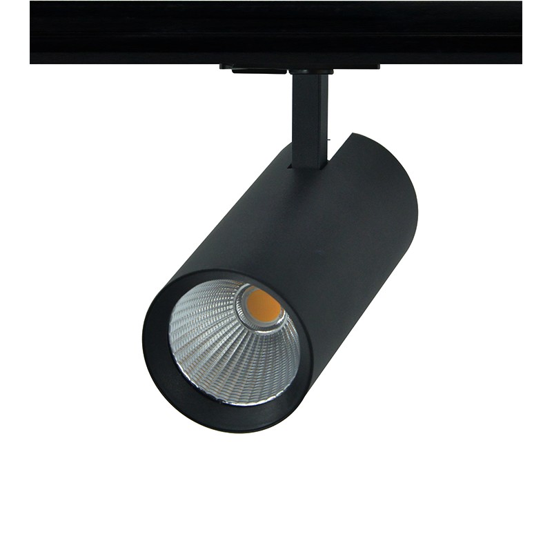 LED ΦΩΤΙΣΤΙΚΟ ΡΑΓΑΣ 230V AC 27W 3000K 1-PHASE 36° 3120LM Ra80 Φ74x170mm 5YRS ΑΜΜΩΔΕΣ ΜΑΥΡΟ