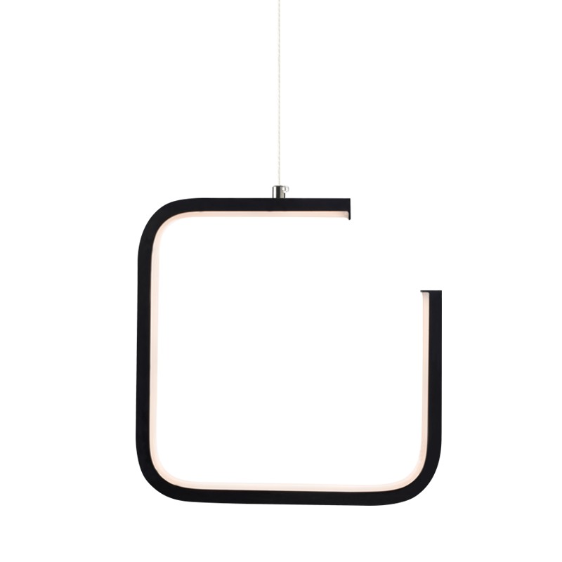 NETTO ΦΩΤΙΣΤΙΚΟ ΚΡΕΜΑΣΤΟ ΜΑΥΡΟ ΜΑΤ ΜΕΤΑΛΛΙΚΟ LED 8W 3000K 780Lm IP20 220Χ1290MM