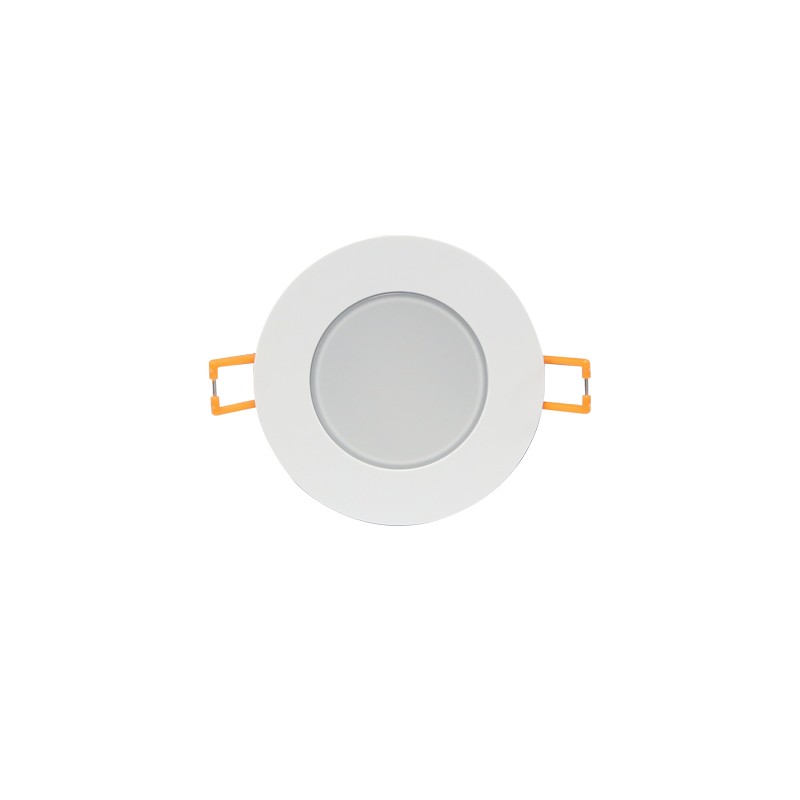 LED ΣΠΟΤ ΛΕΥΚΟ ΣΤΡΟΓΓΥΛΟ 230V AC 5W 6.000K 420LM 120° IP65 Ra80