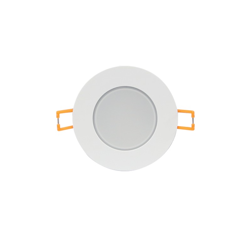 LED ΣΠΟΤ ΛΕΥΚΟ ΣΤΡΟΓΓΥΛΟ 230V AC 8W 4.000K 650LM 120° IP65 Ra80