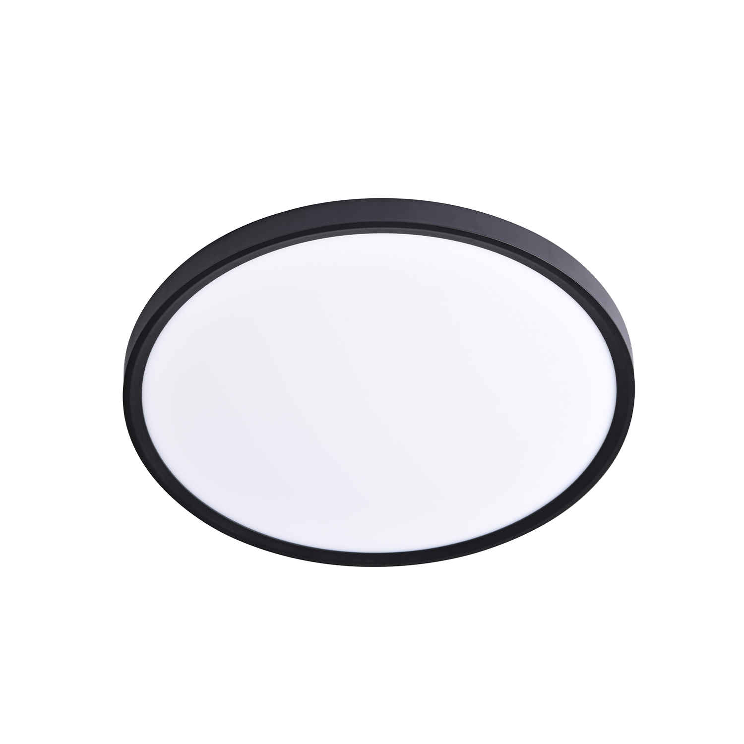 LED ΦΩΤΙΣΤΙΚΟ ΟΡΟΦΗΣ ΜΑΥΡΟ ΣΤΡΟΓΓΥΛΟ 170-265V AC 18W 3CCT 1800LM Ra80 Φ230x25mm IP40
