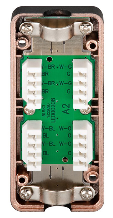 POWERTECH κυτίο σύνδεσης καλωδίων δικτύου NETW-0051, CAT 6/CAT 7, 600MHz, μαύρο