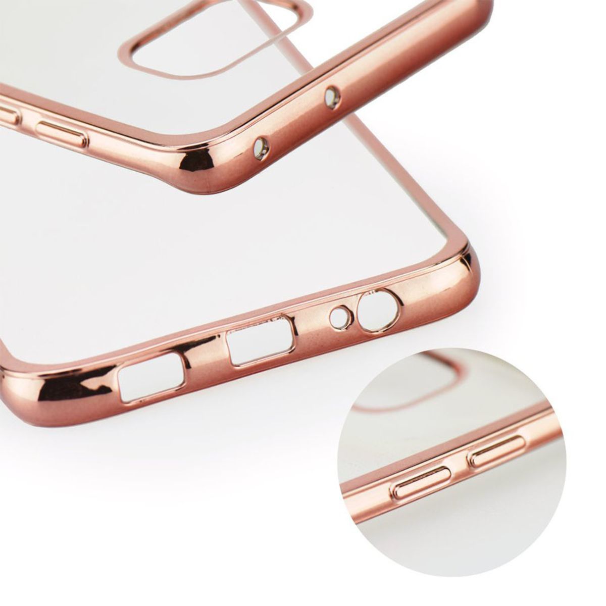 Electro Jelly TPU Huawei P8 lite Ροζ Χρυσό