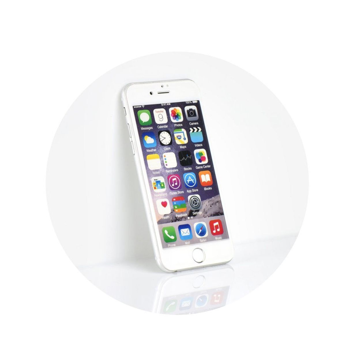 5D Full Glue 9H Tempered Glass Apple iPhone 6/6s Plus Λευκό