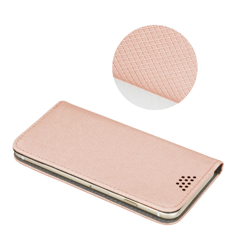 Θήκη Smart Book Universal με Αυτοκόλητο 4,5"-4,7" Ροζ