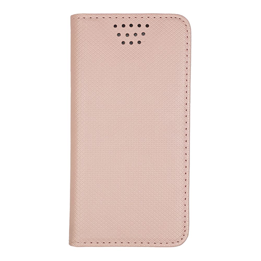 Θήκη Smart Book Universal με Αυτοκόλητο 4,5"-4,7" Ροζ