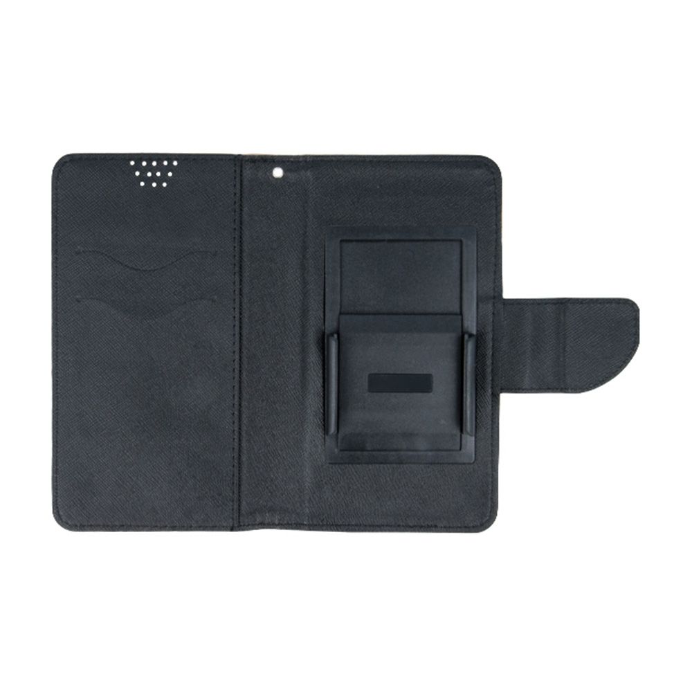 Θήκη Fancy Book Universal με Σιλικόνη 4.7" Μαύρο
