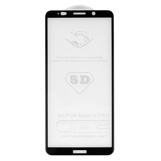 5D Full Glue 9H Glass Huawei H/Q Mate 20 Lite Μαύρο