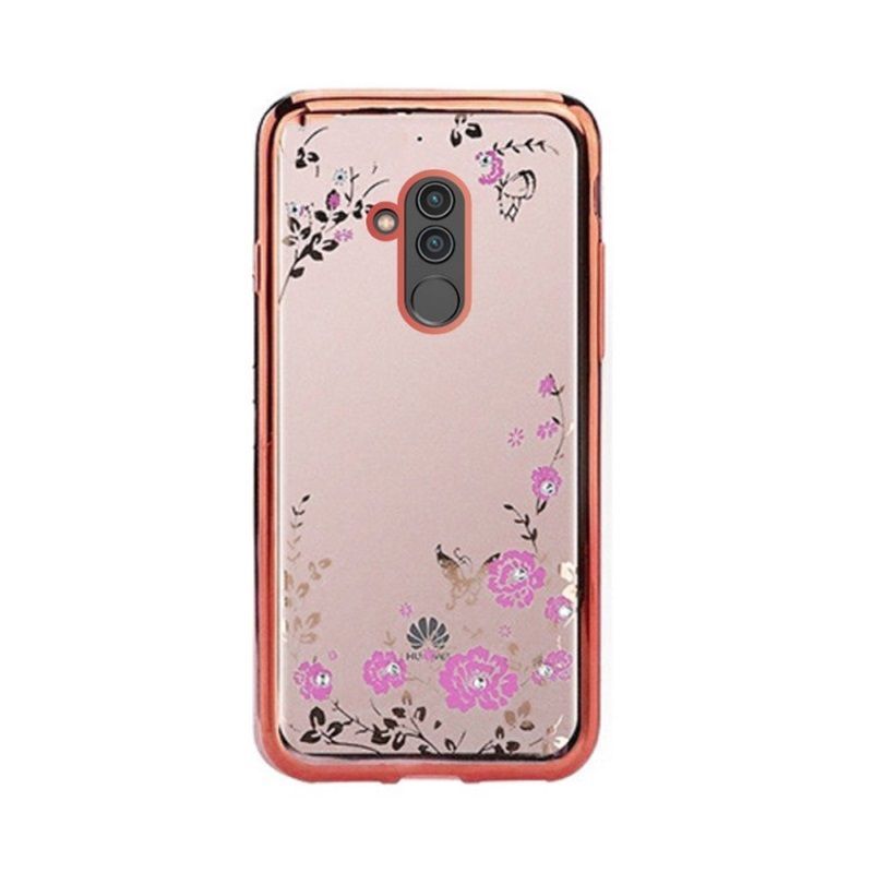 Diamond Case Huawei Mate 20 Lite Ροζ Χρυσό