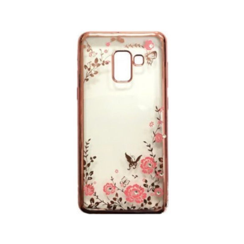 Diamond Case Samsung Galaxy J6 Plus 2018 Ροζ Χρυσό