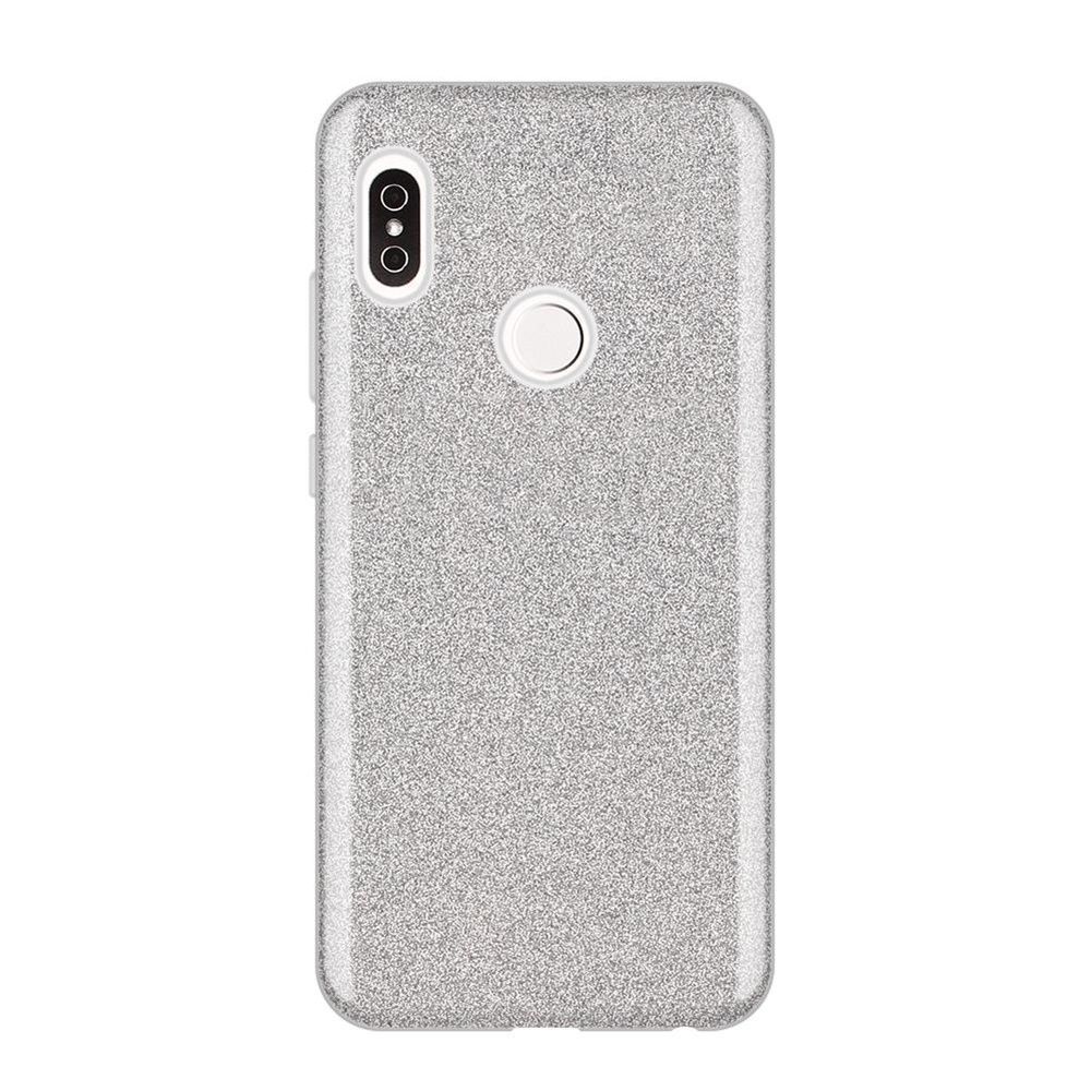 Θήκη Shining TPU Xiaomi Redmi Note 8 / Redmi Note 8 2021 Ασημί