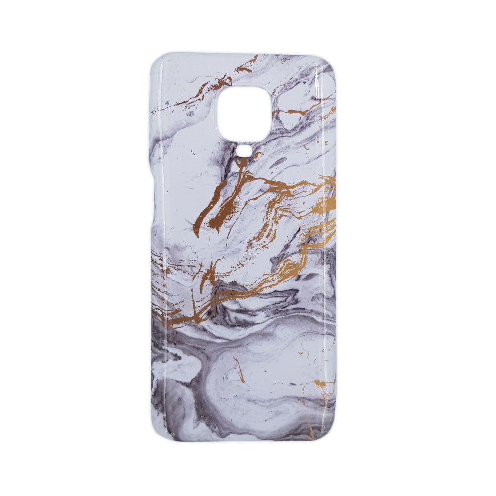 Θήκη Marble Silicon Xiaomi Redmi Note 9S/9 Pro White
