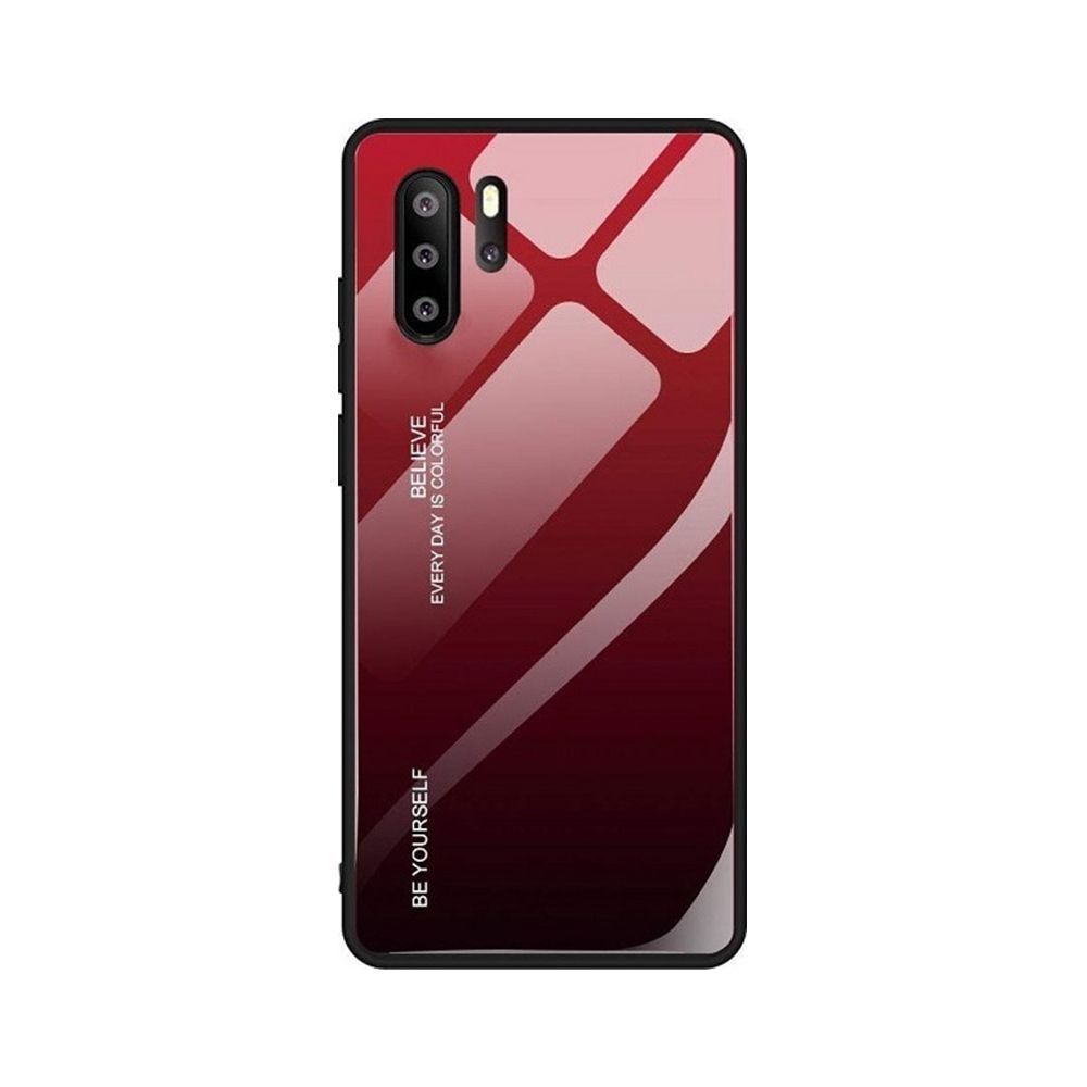 Glass Case Huawei P30 Pro Μαύρο / Κόκκινο