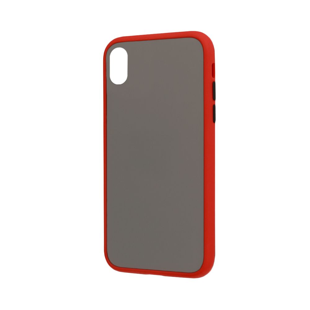 Θήκη Color Button Bumper Apple iPhone X / iPhone XS Κόκκινο