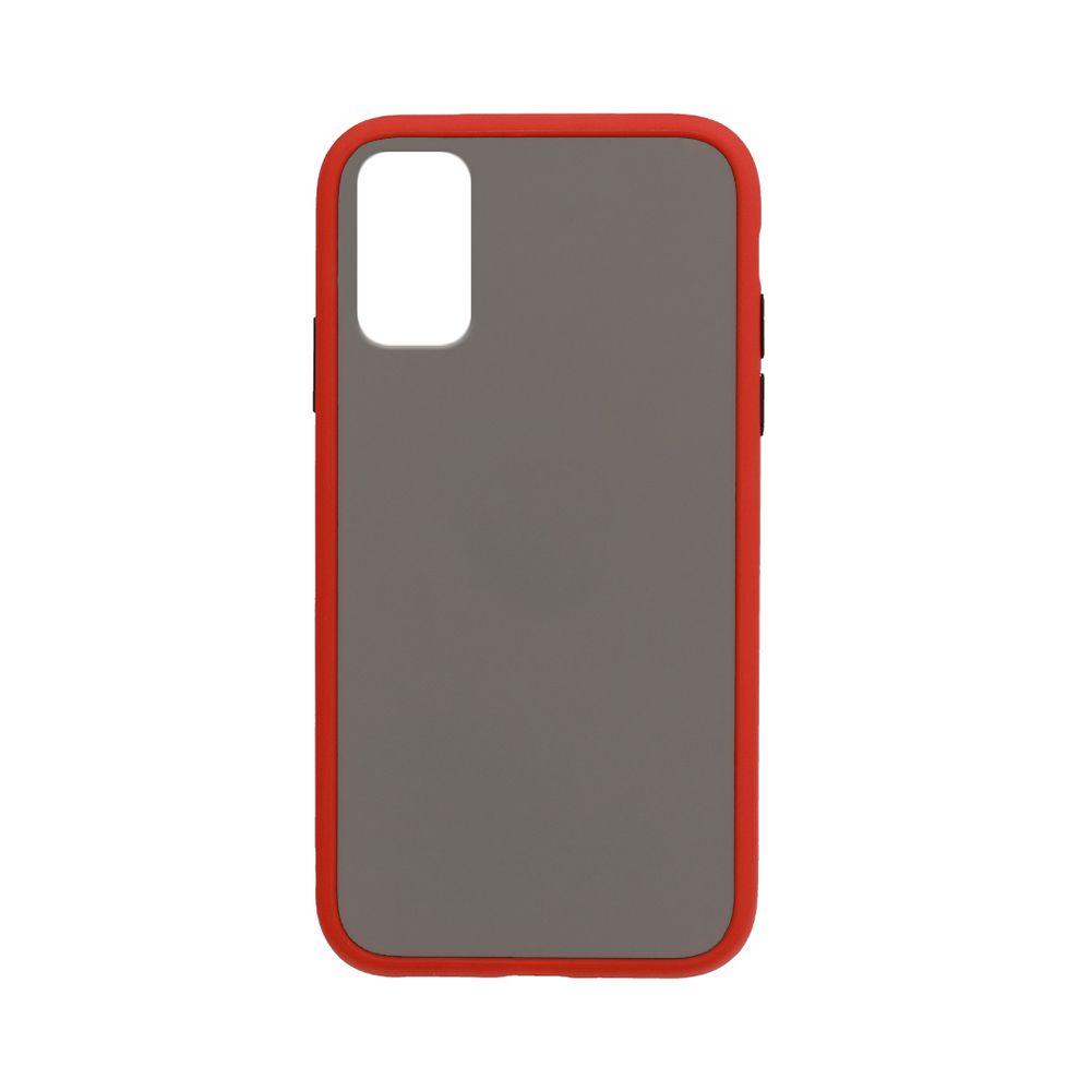Θήκη Color Button Bumper Samsung Galaxy A41 Κόκκινο