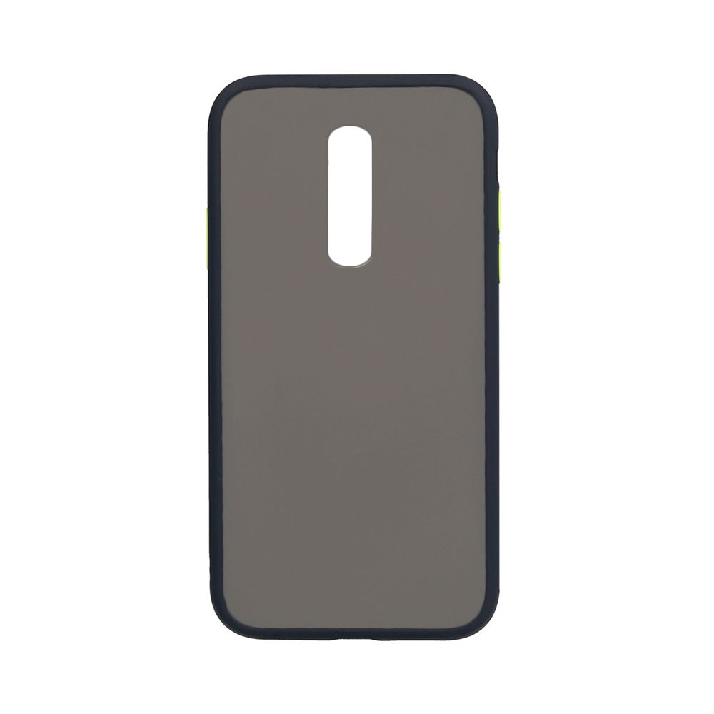 Θήκη Color Button Bumper Xiaomi Redmi 8 Μπλε Σκούρο