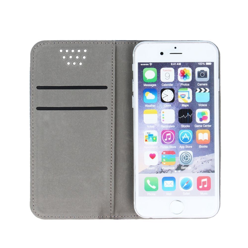 Θήκη Smart Book Universal με Αυτοκόλητο 4,7"-5,3" Ροζ Χρυσό