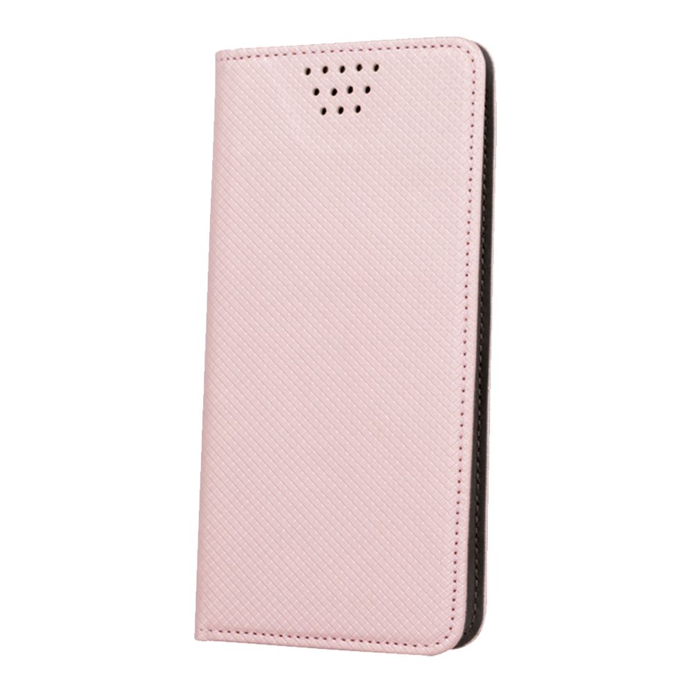 Θήκη Smart Book Universal με Αυτοκόλητο 4,7"-5,3" Ροζ Χρυσό