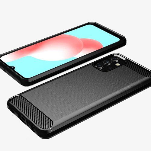 Θήκη Σιλικόνης Carbon TPU Fiber Brushed Samsung Galaxy A32 5G Μαύρο