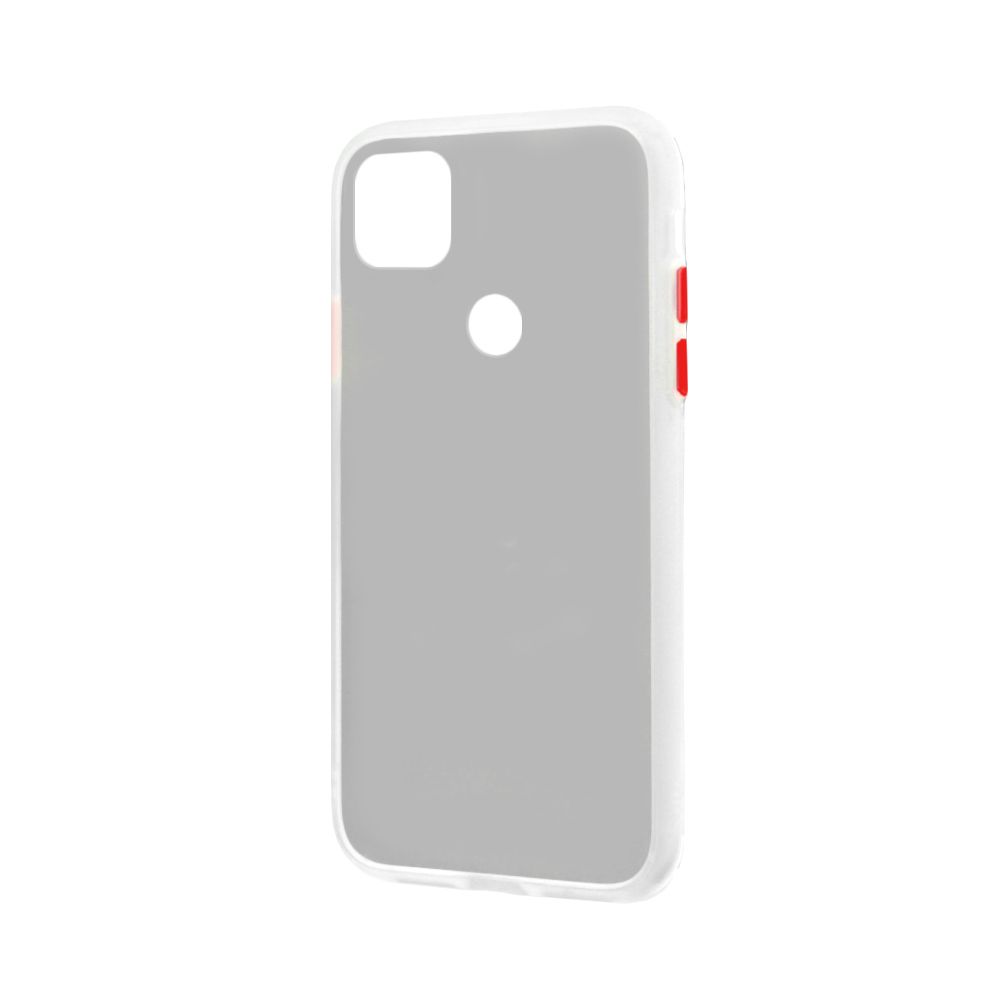 Θήκη Color Button Bumper Xiaomi Redmi 9C Διάφανο