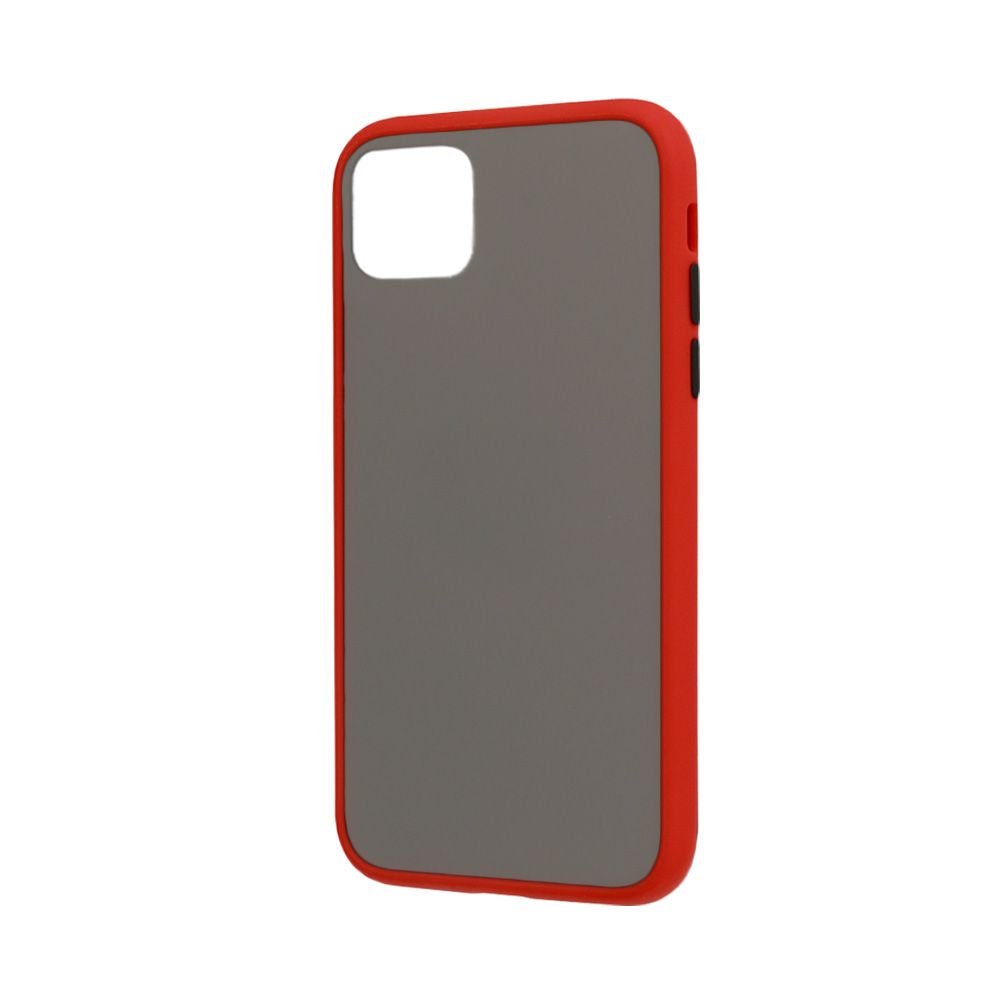 Θήκη Color Button Bumper Apple iPhone 12 mini Κόκκινο