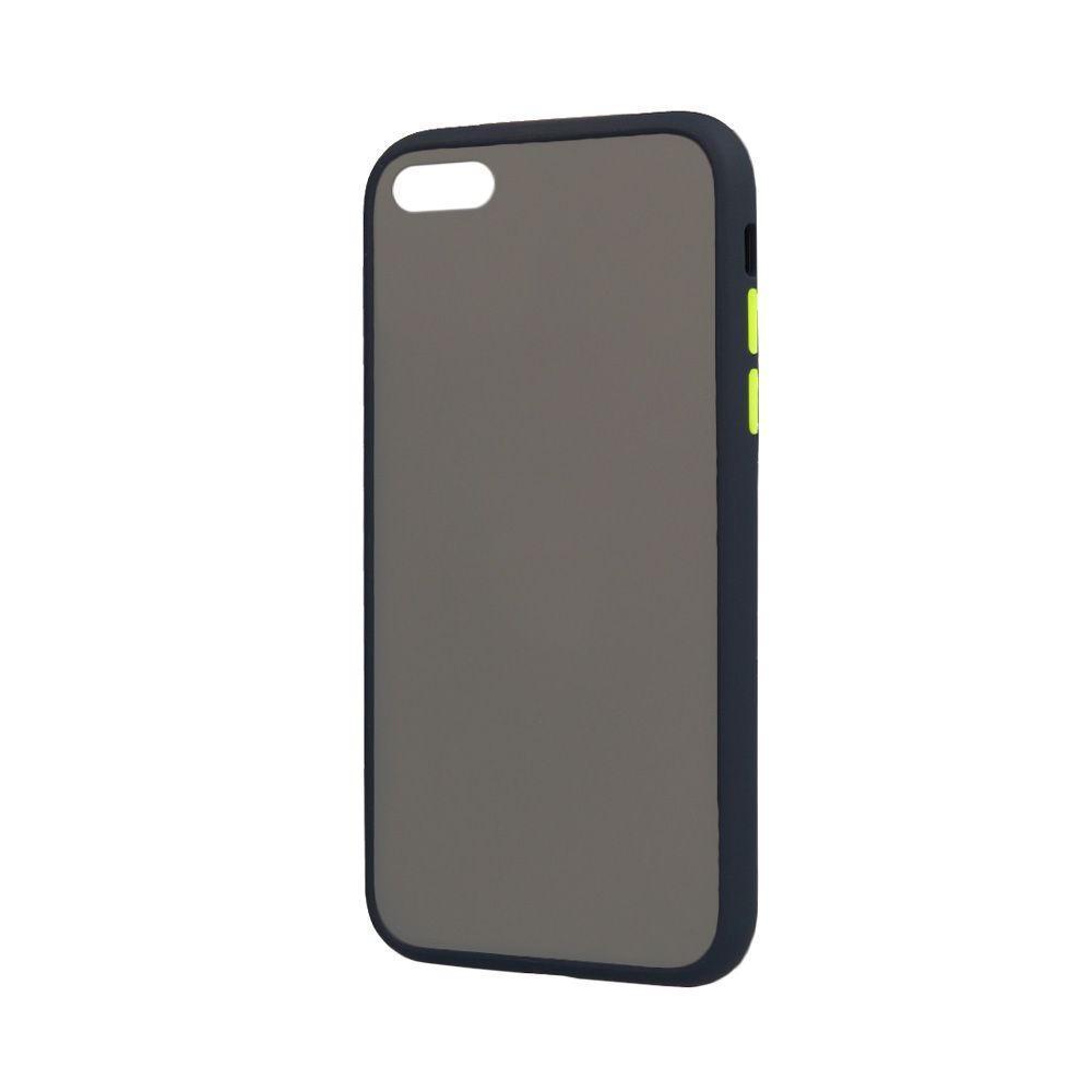 Θήκη Color Button Bumper Apple iPhone 7 / iPhone 8 / iPhone SE 2020 / iPhone SE 2022 Μπλε Σκούρο