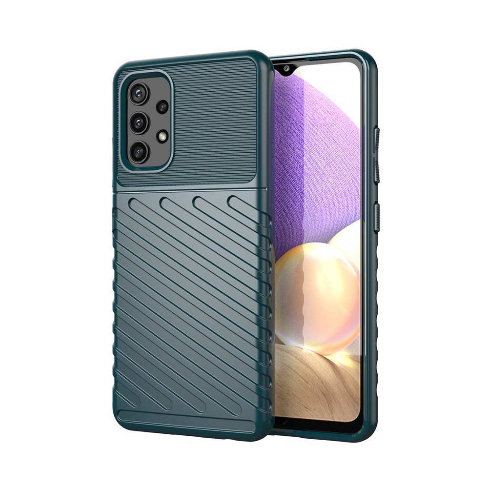 Θήκη Κινητού Thunder Case Flexible Tough Rugged Samsung Galaxy A52 4G/5G / Galaxy A52s 5G Πράσινο