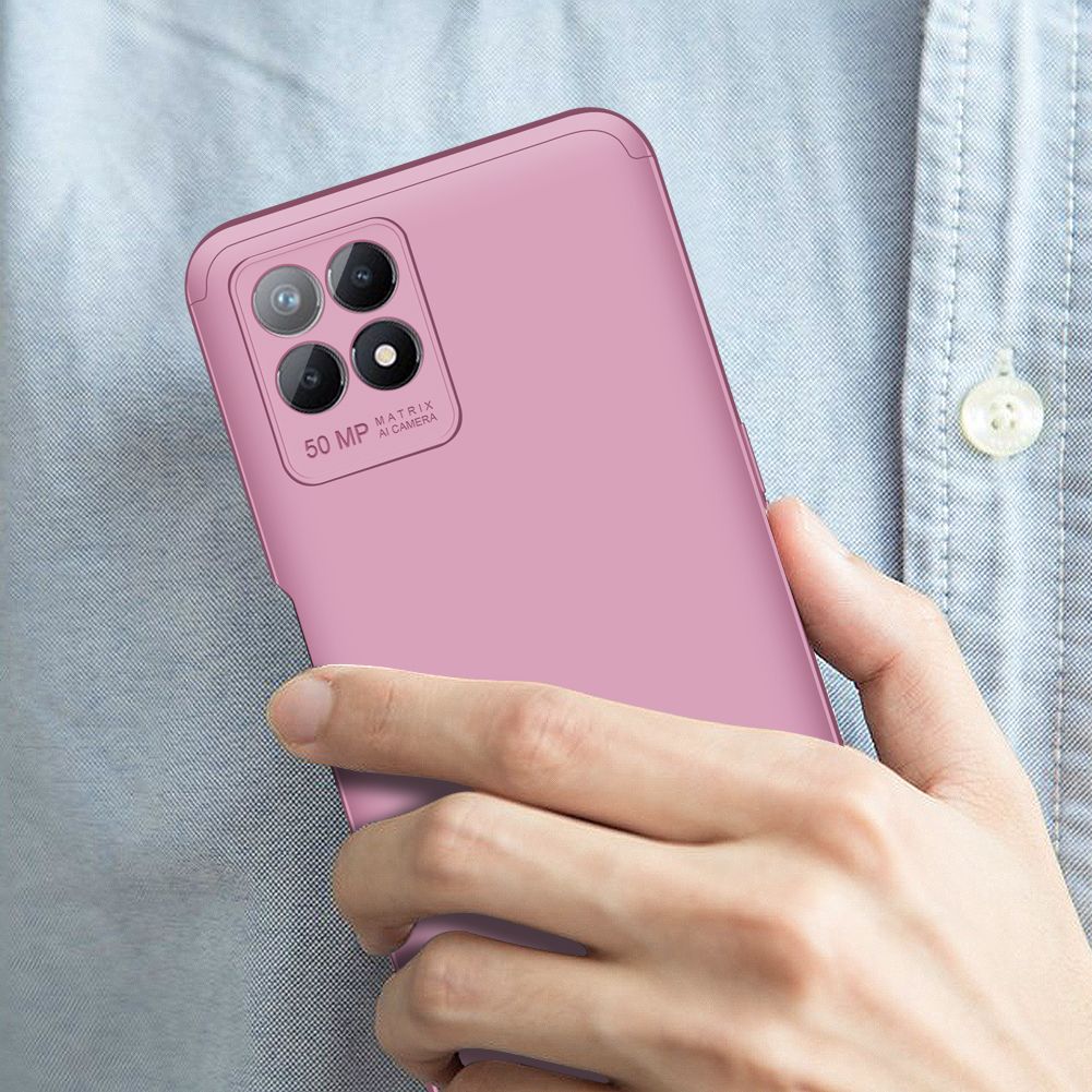 GKK 360 Full Body Protection Realme 8i Ροζ Χρυσό