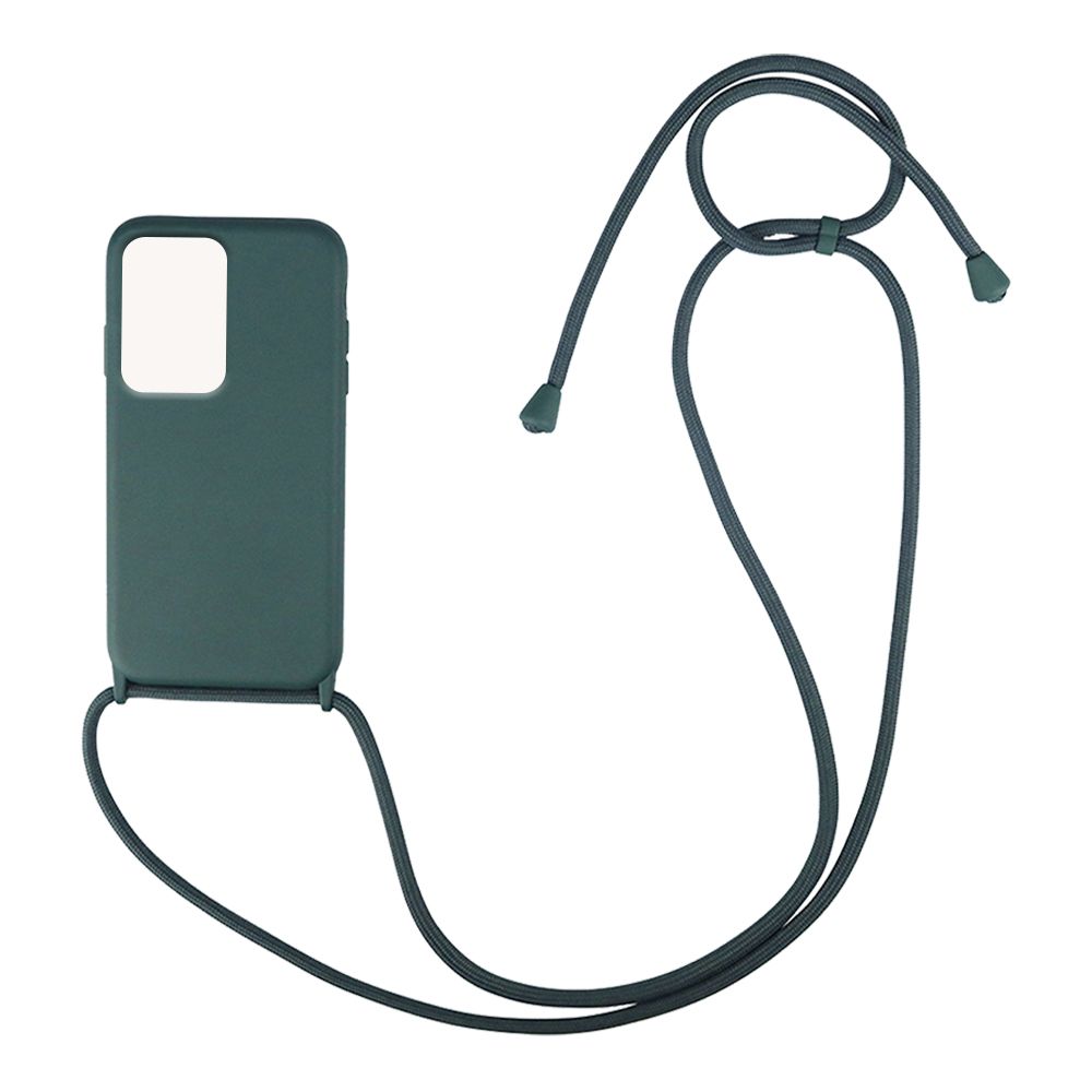 Θήκη Σιλικόνης με Κορδόνι CarryHang Sonique Xiaomi Xiaomi 11T / Xiaomi 11T Pro Πράσινο Σκούρο
