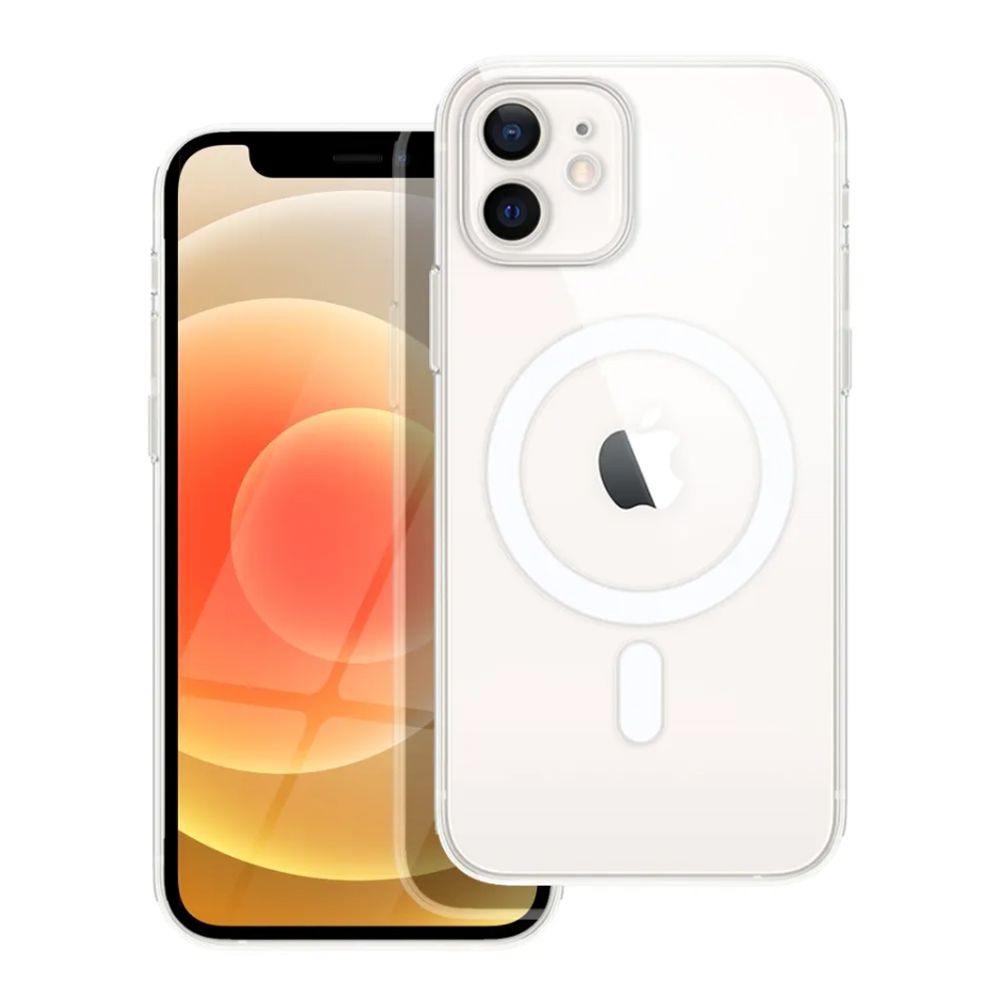 Θήκη Σιλικόνης Magsafe Apple iPhone 12 Διάφανο