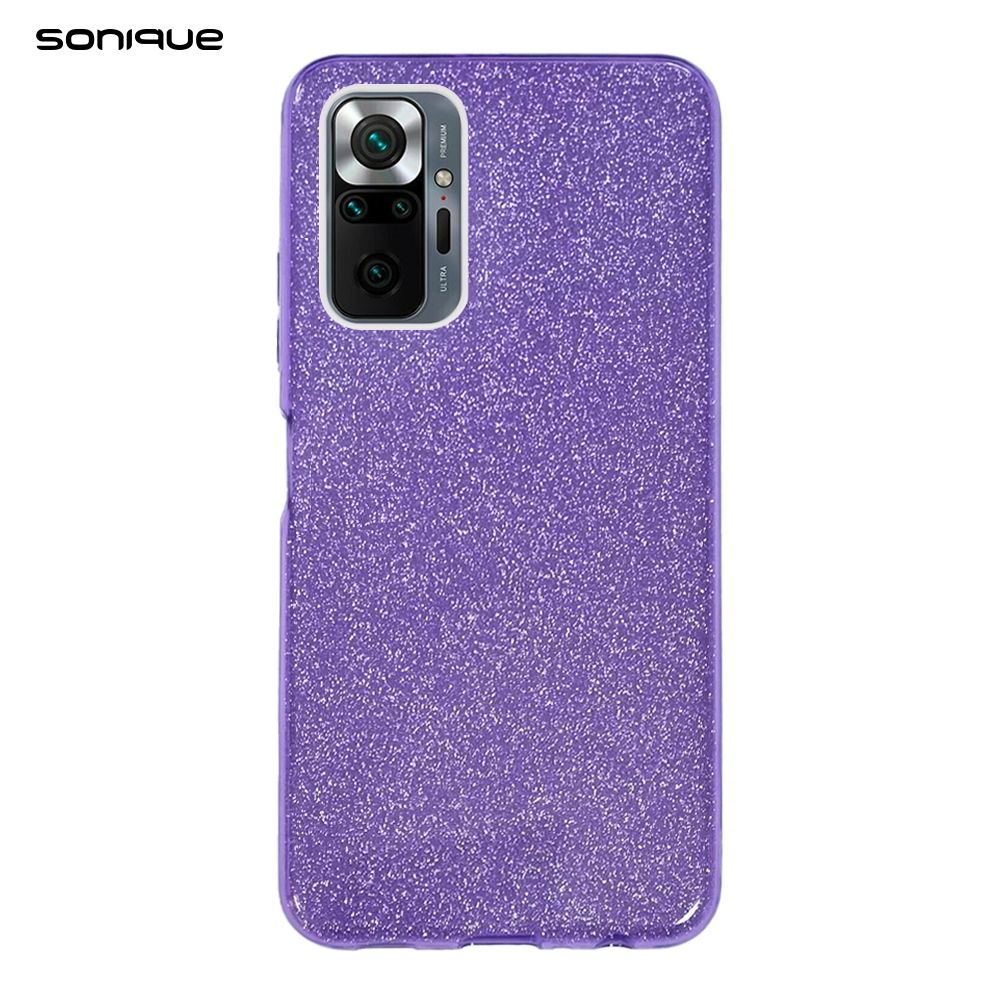 Θήκη Σιλικόνης Sonique Shiny Xiaomi Redmi Note 10 Pro Μωβ