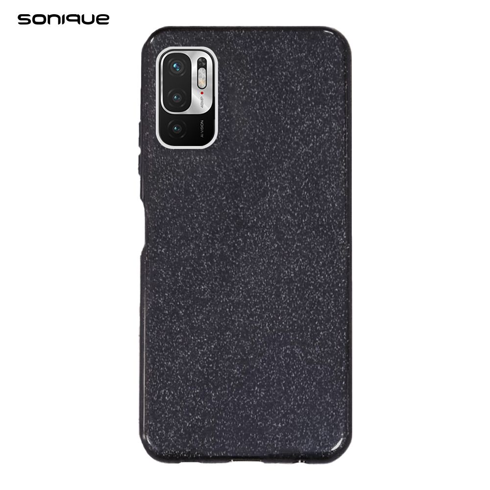 Θήκη Σιλικόνης Sonique Shiny Xiaomi Redmi Note 10 5G / Poco M3 Pro 5G Μαύρο