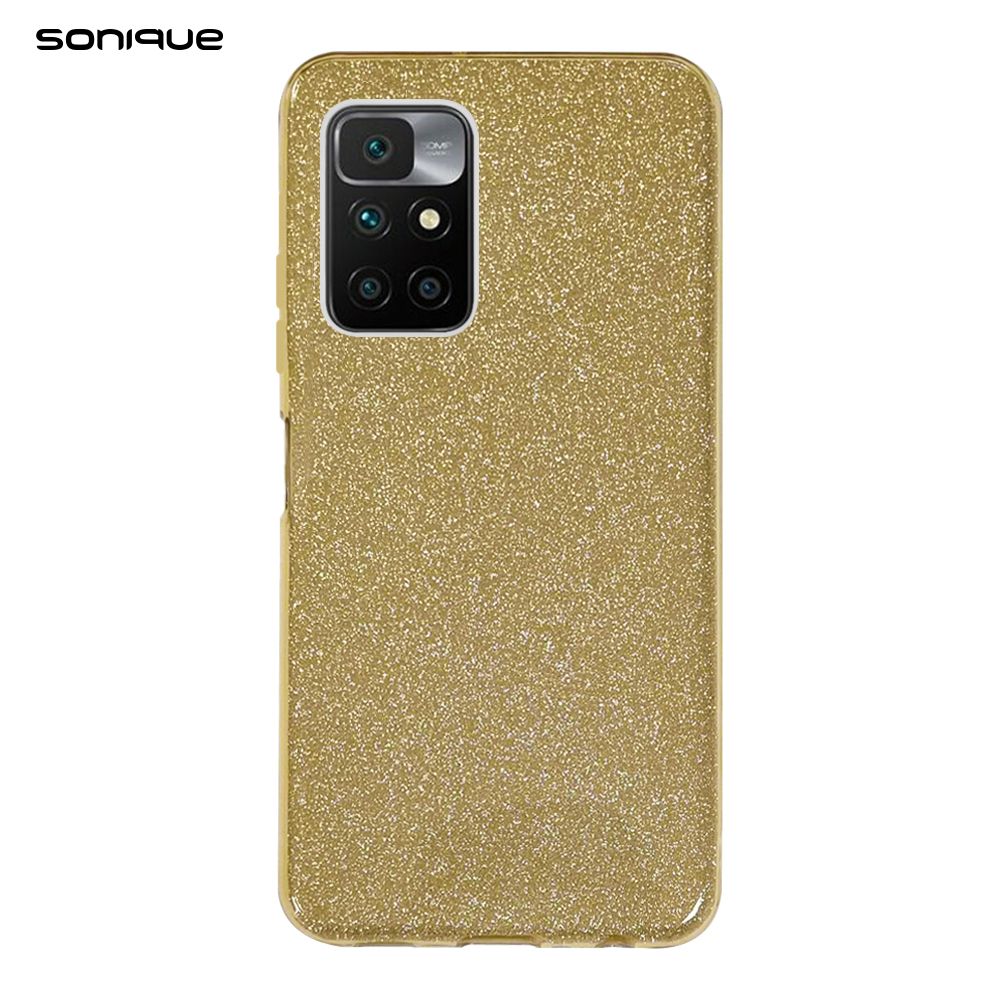 Θήκη Σιλικόνης Sonique Shiny Xiaomi Redmi 10 / Redmi 10 2022 Χρυσό