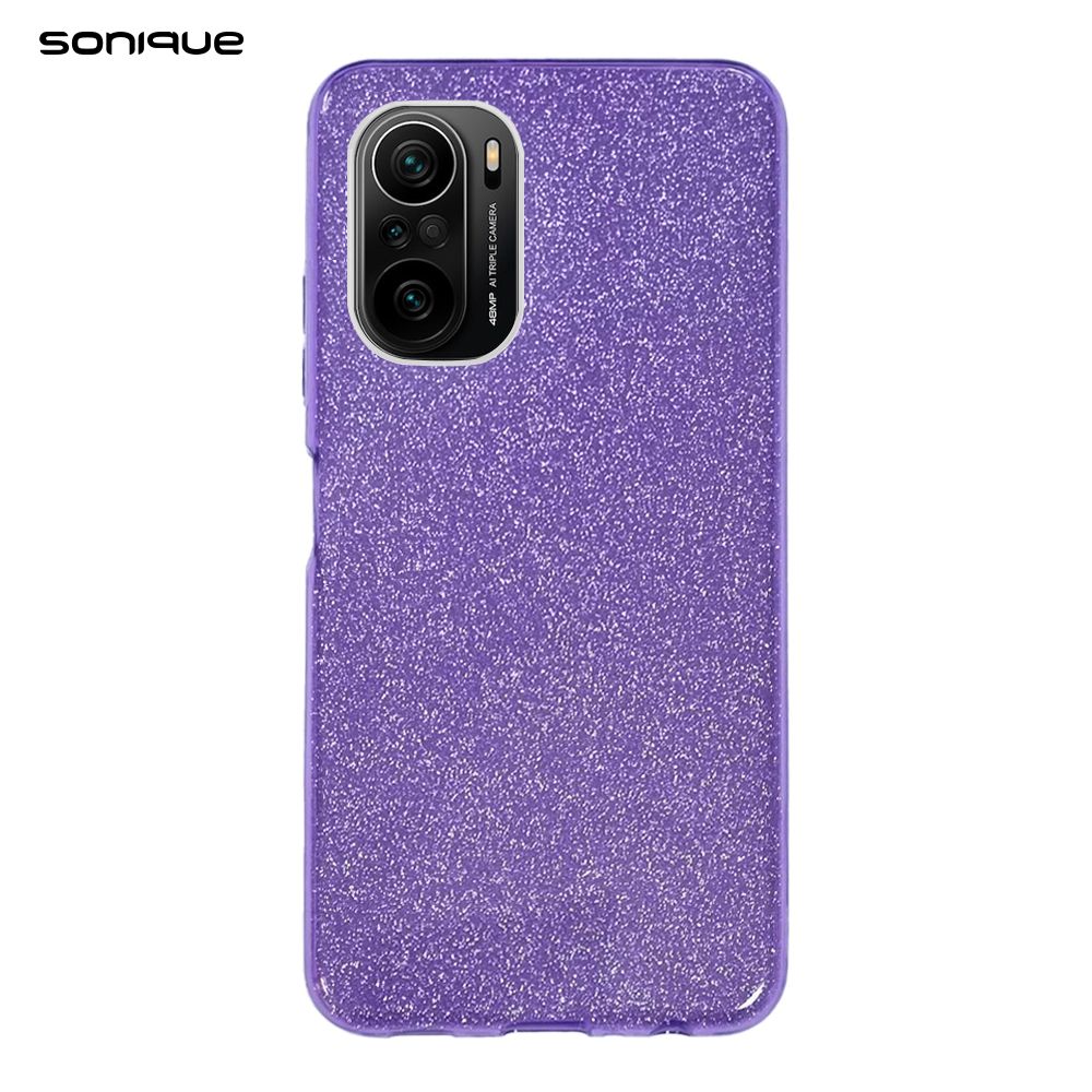 Θήκη Σιλικόνης Sonique Shiny Xiaomi Poco F3 / Mi 11i Μωβ