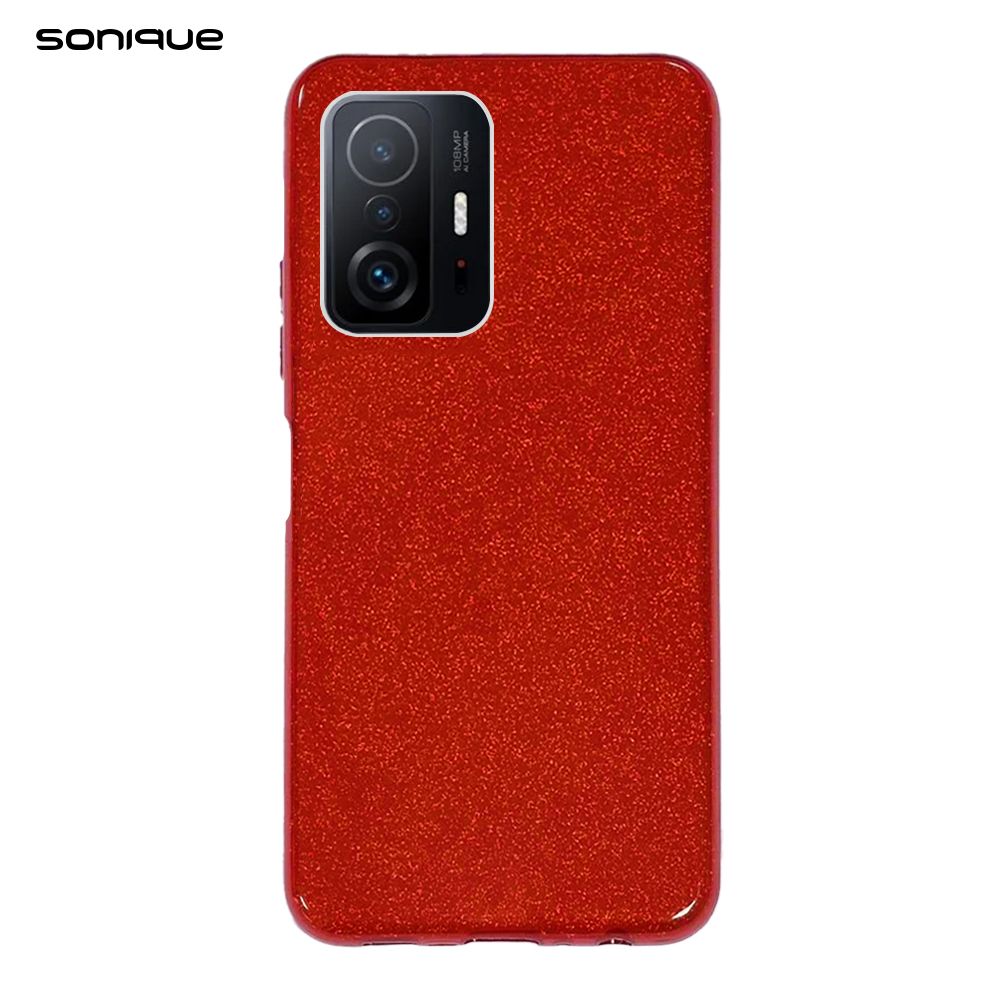 Θήκη Σιλικόνης Sonique Shiny Xiaomi Xiaomi 11T / Xiaomi 11T Pro Κόκκινο
