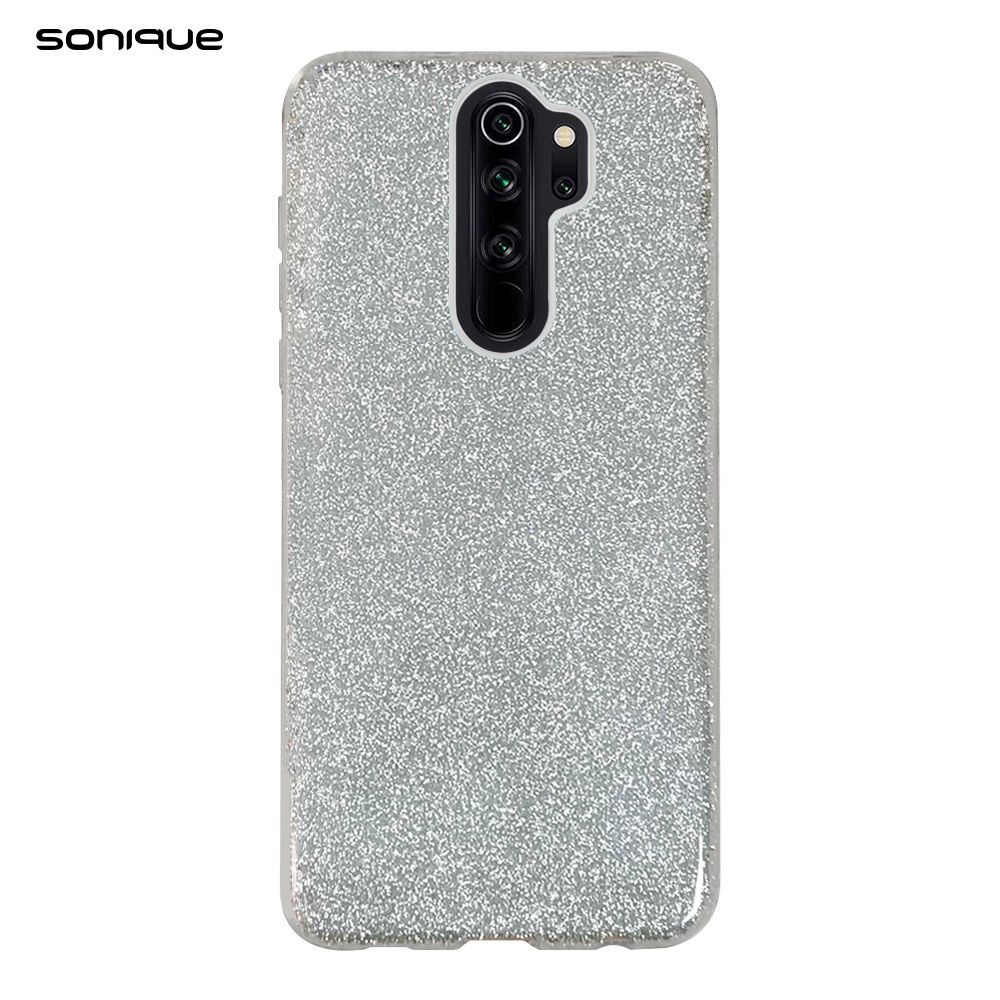 Θήκη Σιλικόνης Sonique Shiny Xiaomi Redmi Note 8 Pro Ασημί