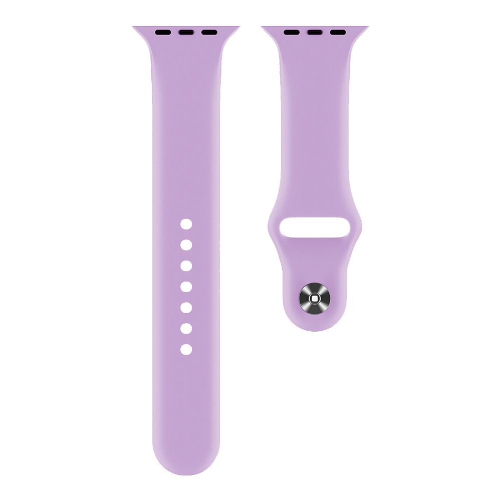 Λουράκι Σιλικόνης Soft Band Sonique για Apple Watch (42/44/45/49MM) Βιολετί