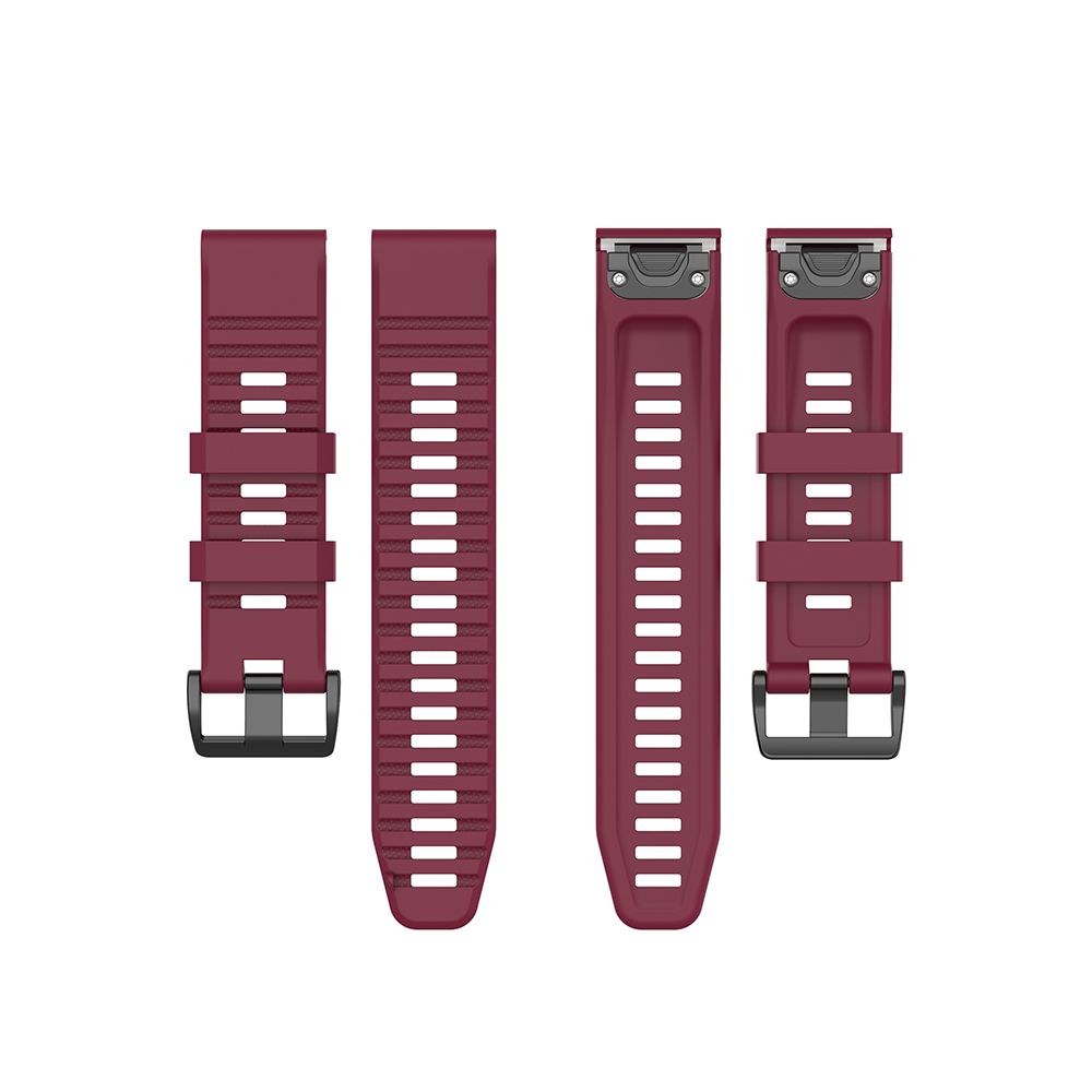 Λουράκι Σιλικόνης Stripe Band Sonique για Garmin Fenix 5/5 Plus/6/6 Pro/7/Sapphire/EPIX gen2/Descent G1/forerunner 935/945/955 Μπορντό