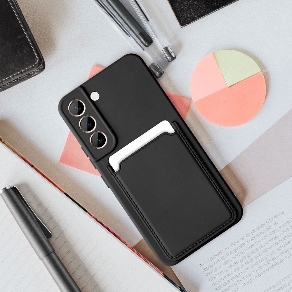 Θήκη Σιλικόνης Sonique Card Case Xiaomi Redmi Note 11 4G / Redmi Note 11S Μαύρο