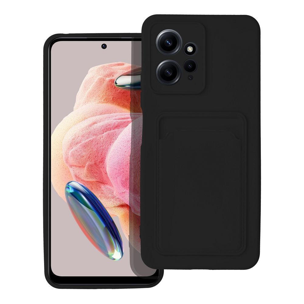 Θήκη Σιλικόνης Sonique Card Case Xiaomi Redmi Note 12 4G Μαύρο