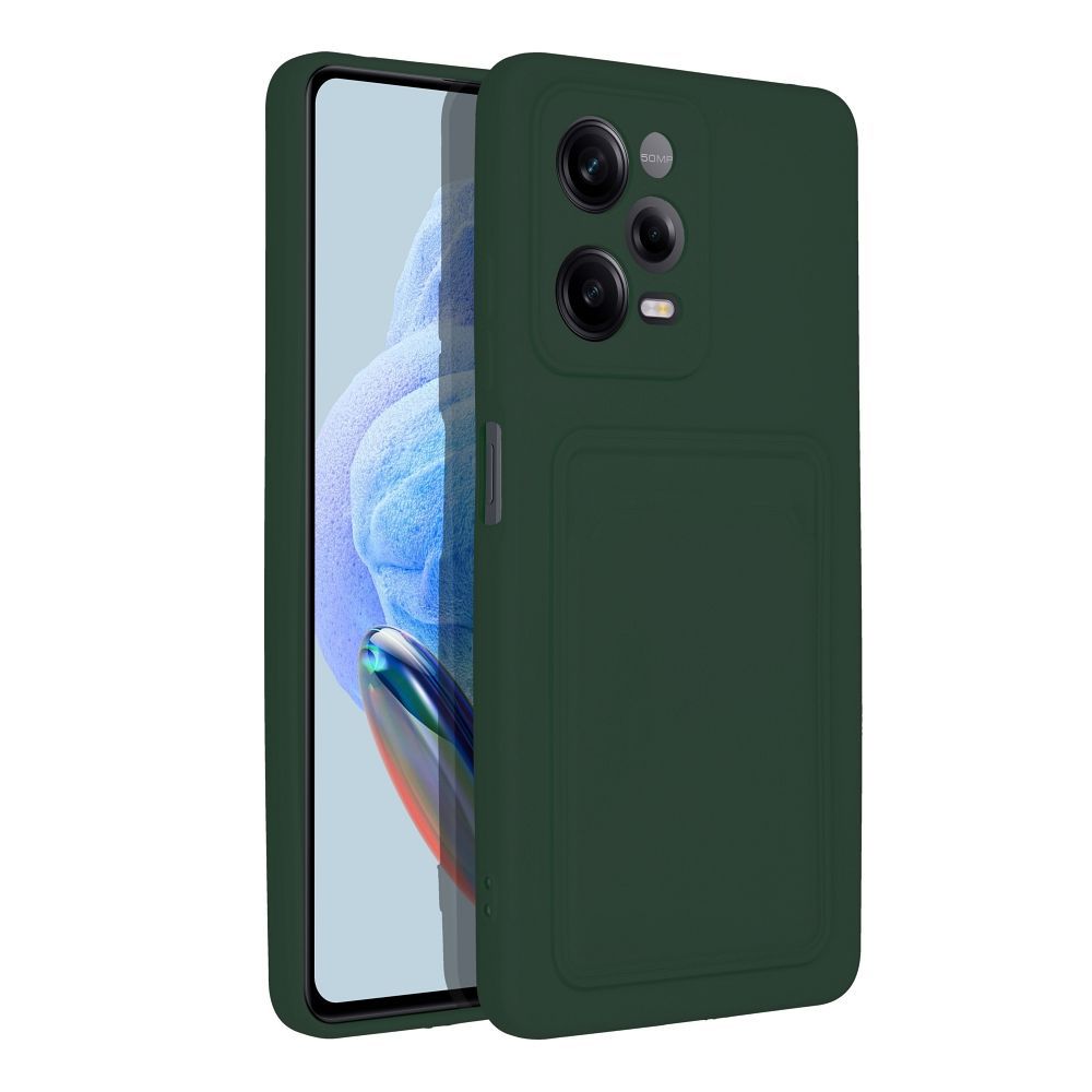 Θήκη Σιλικόνης Sonique Card Case Xiaomi Redmi Note 12 Pro 5G / Poco X5 Pro 5G Πράσινο Σκούρο