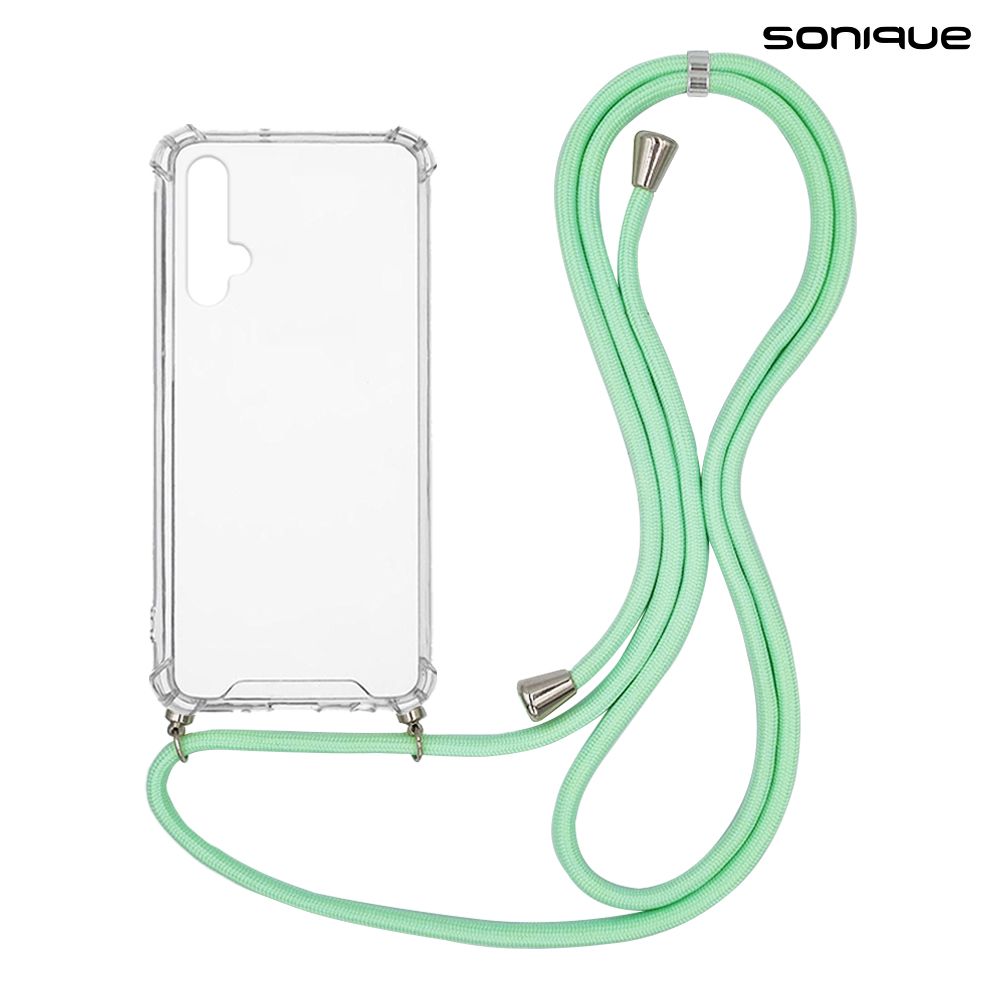 Θήκη Σιλικόνης με Κορδόνι Sonique Armor Clear Honor 20 / Nova 5T Βεραμάν