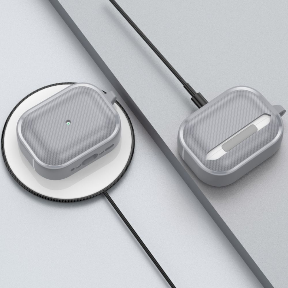 Θήκη Σιλικόνης Sonique Carbon Brushed για AirPods Pro 2 Σκούρο Γκρι